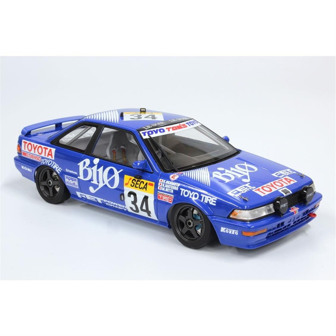 Nunu PN24016 1/24 Ölçek, Toyota Corolla Levin AE92 (1989 SPA 24 Hours), Otomobil Plastik Model Kiti