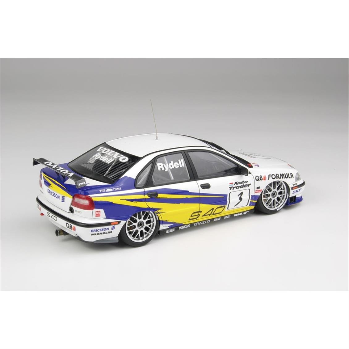 Nunu PN24034 1/24 Ölçek, Volvo S40 (1997 BTCC Brands Hatach Winner), Otomobil Plastik Model Kiti