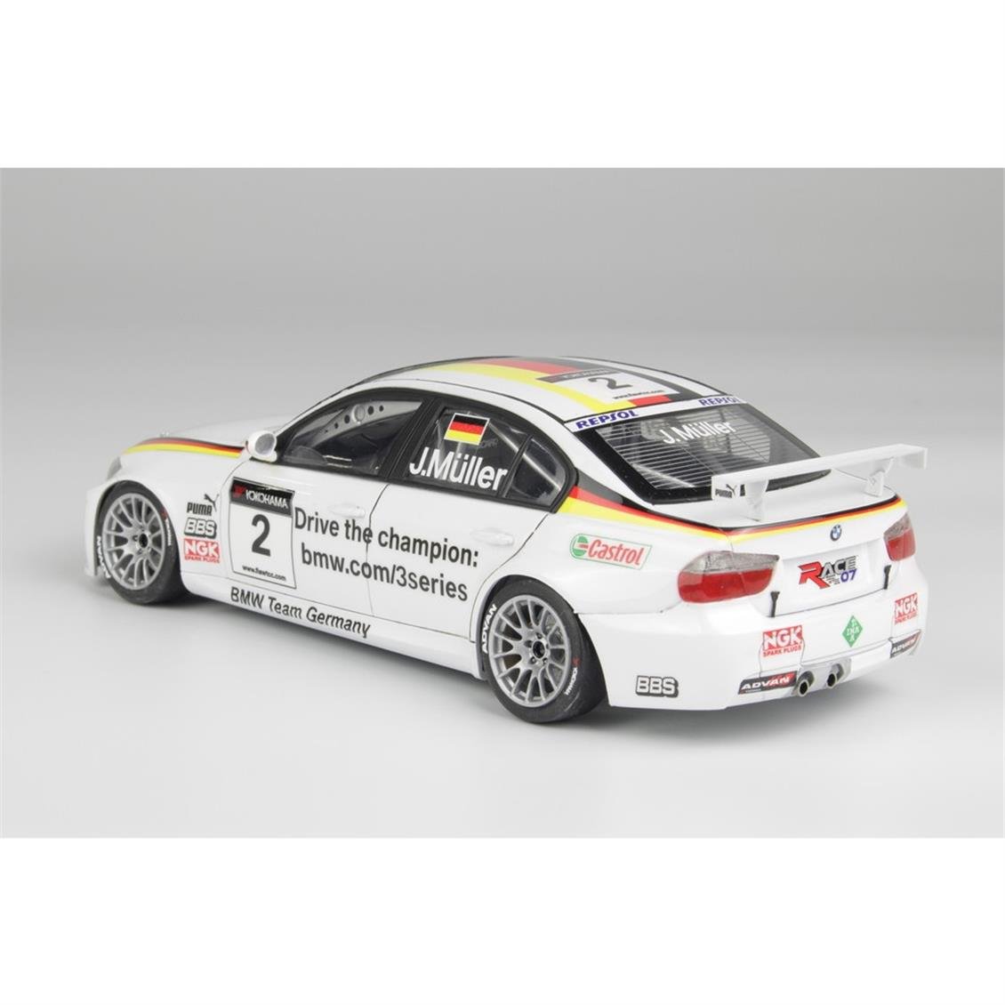 Nunu PN24037 1/24 Ölçek, Bmw 320si E90 (WTCC Brands Hatch 2008 Winner), Otomobil Plastik Model Kiti