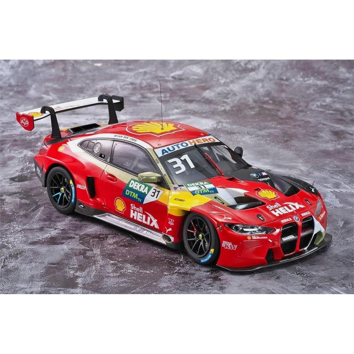 Nunu ZPN24045 124 Ölçek, Bmw M4 GT3 (2022 DTM Year of Champion), Otomobil Plastik Model Kiti
