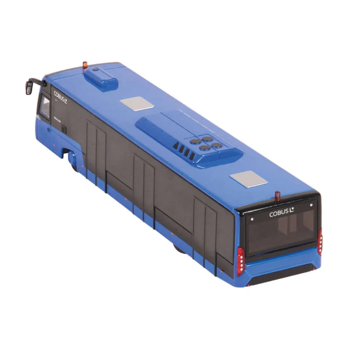 NZG 0981/20 1/87 Ölçek, Cobus 3000 Havaalanı Otobüsü, Mavi, Sergilemeye Hazır Metal Model