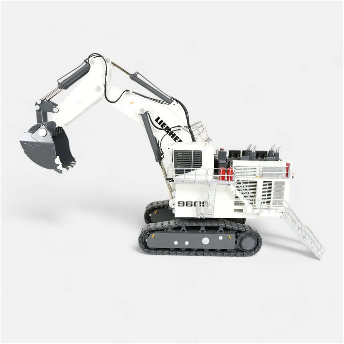 NZG 1050 1/50 Ölçek, Liebherr R 9600 Paletli Ekskavatör, Sergilemeye Hazır Metal Model