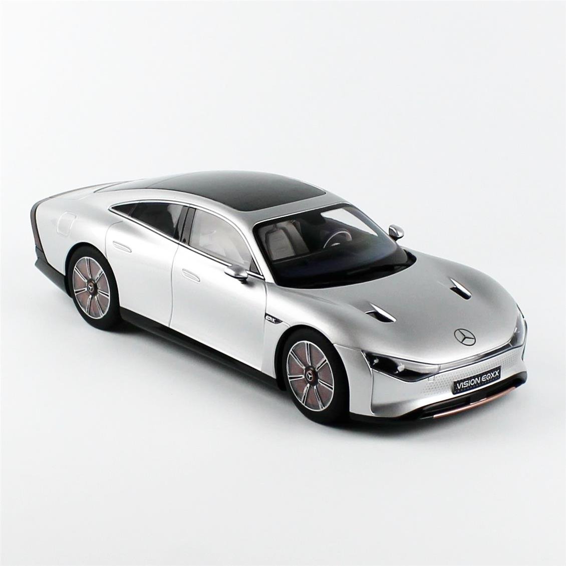 NZG 1073/55 1/18 Scale, Mercedes-Benz Vision EQXX aluminum Silver, Metal Model Ready for Display