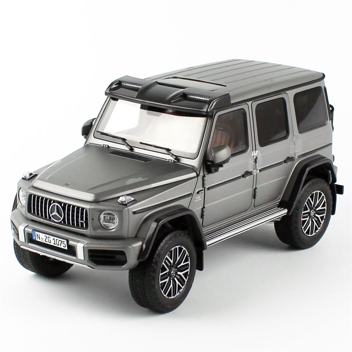NZG 1075/61 1/18 Scale, Mercedes-AMG G 63, Platinum Magno, Metal Model Ready for Display