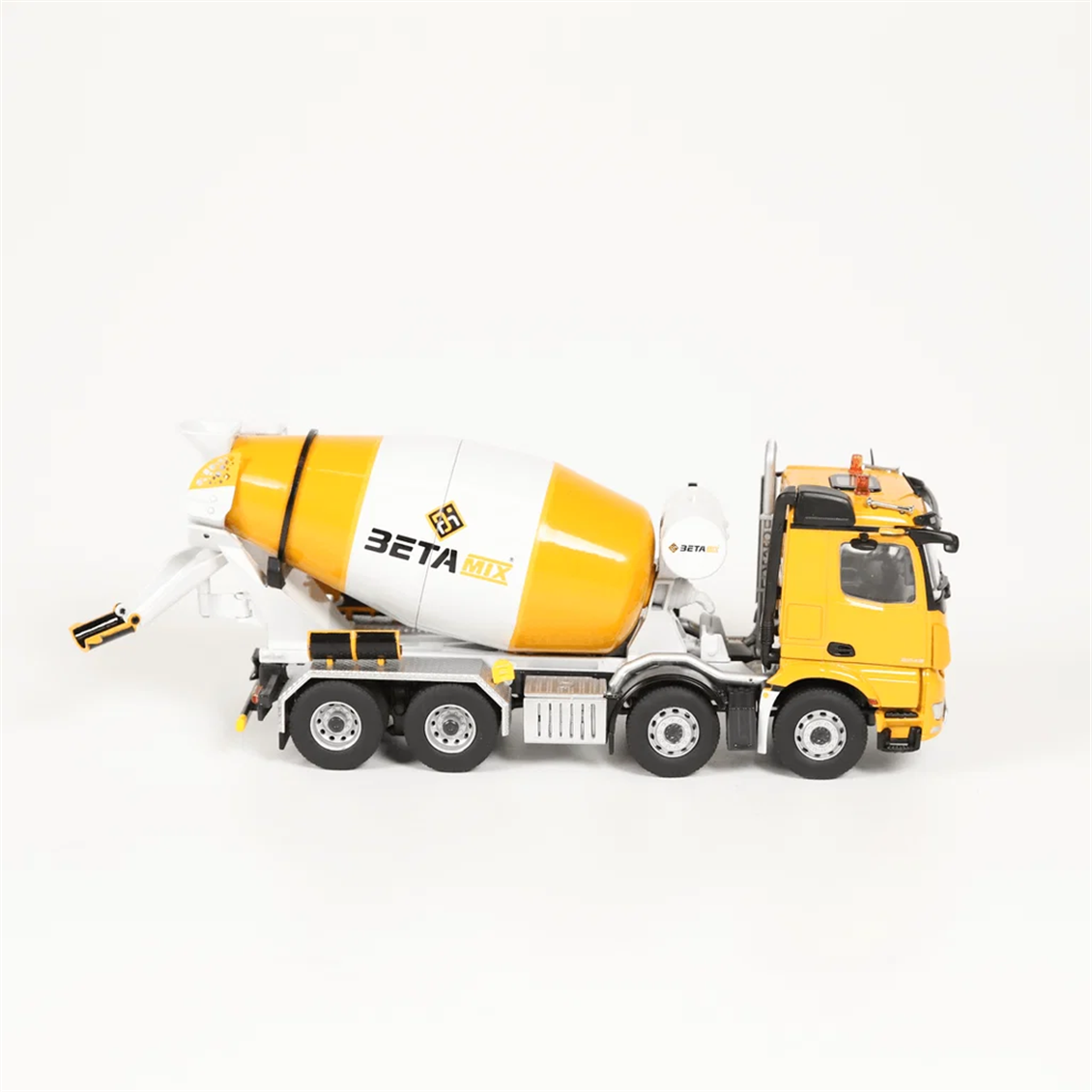 NZG 1078 1/50 Ölçek, Mercedes-Benz Arocs 8x4 Beton Mikseri (Betamix), Sergilemeye Hazır Metal Model