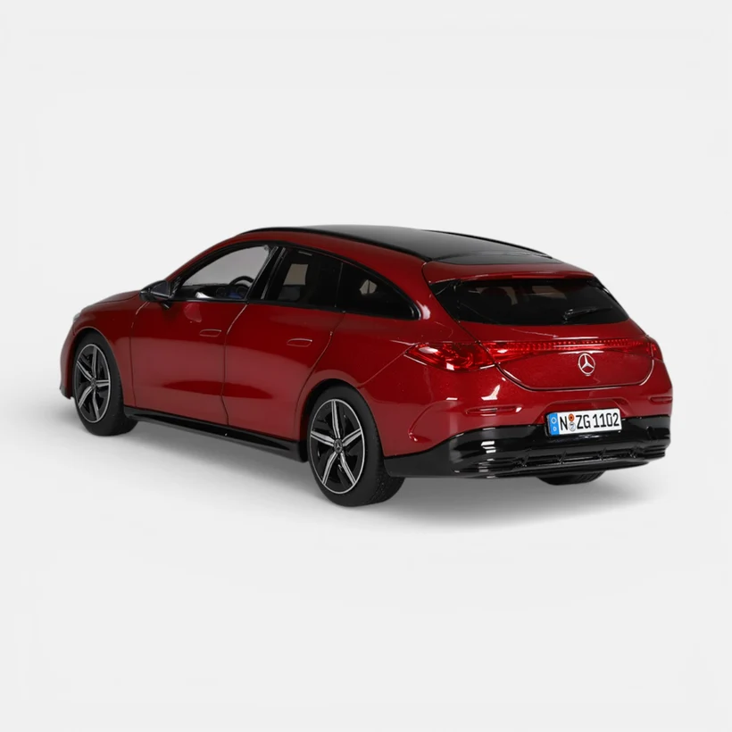 NZG 1102/11 1/18 Ölçek, Mercedes-Benz C-Class W206 Araba, Kırmızı Metalik, Sergilemeye Hazır Metal Model