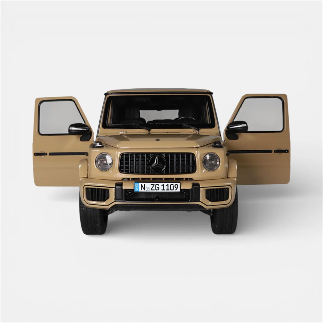NZG 1109/69 1/18 Ölçek, Mercedes-AMG G 63 4x4 Arazi Aracı, Çöl Beji, Sergilemeye Hazır Metal Model