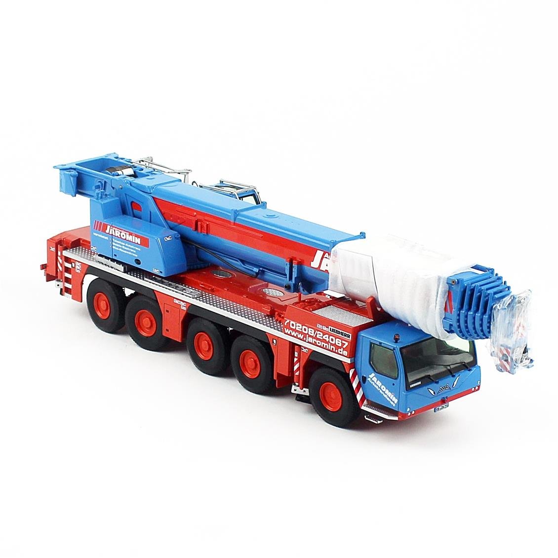 NZG 959/5 1/50 Ölçek, LIEBHERR LTM1250-5.1, Mobil Vinç (Jaromin), Sergilemeye Hazır Metal Model