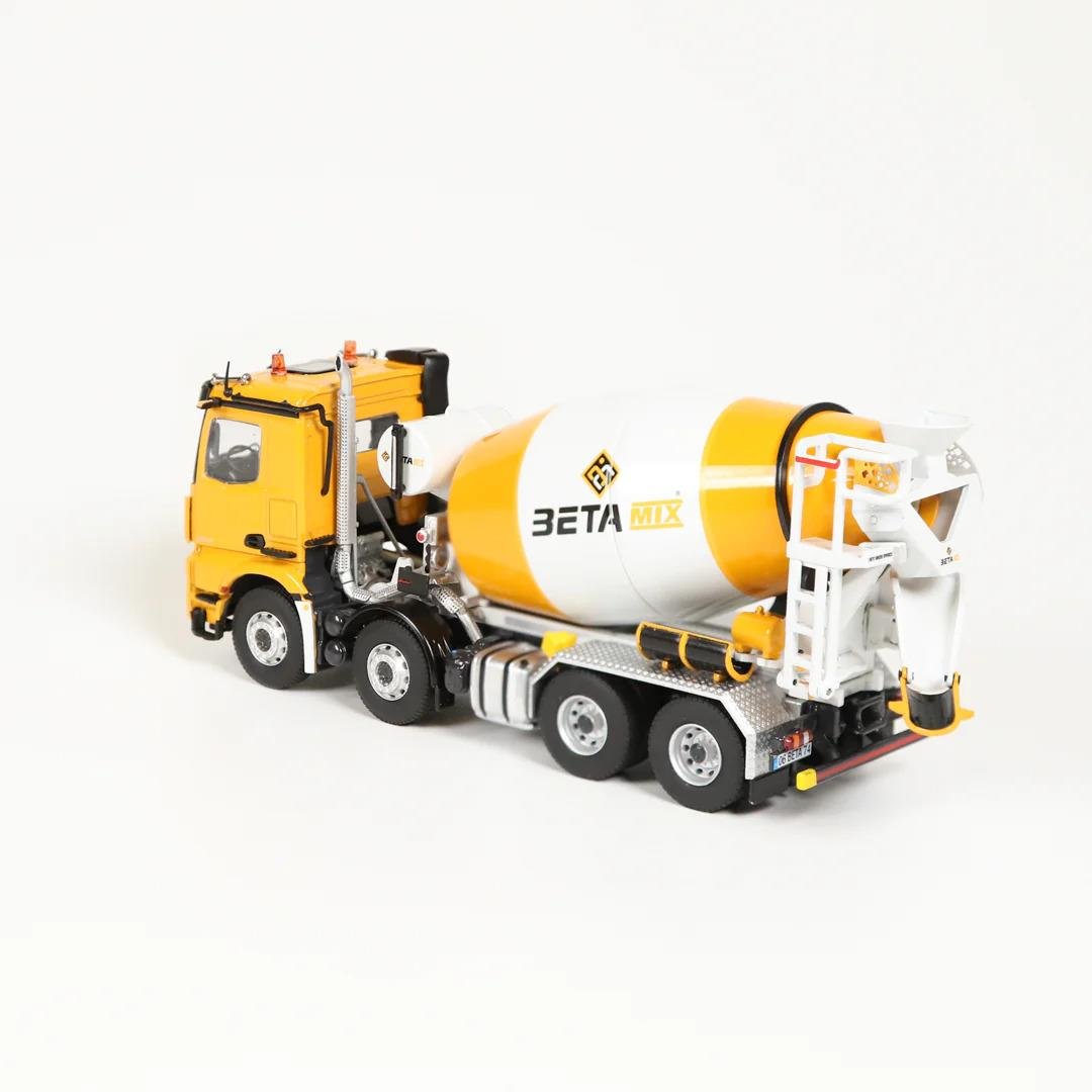 NZG LM107800 1/50 Scale, Mercedes-Benz AROCS 8x4 Concrete Mixer (BETAMIX), Metal Model Ready for Display