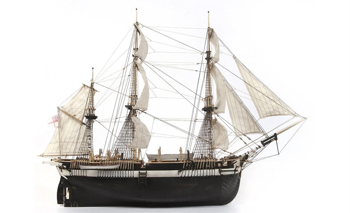 Occre 12004 1/75 HMS Terror Yelkenli Tekne Demonte Ahşap Maketi