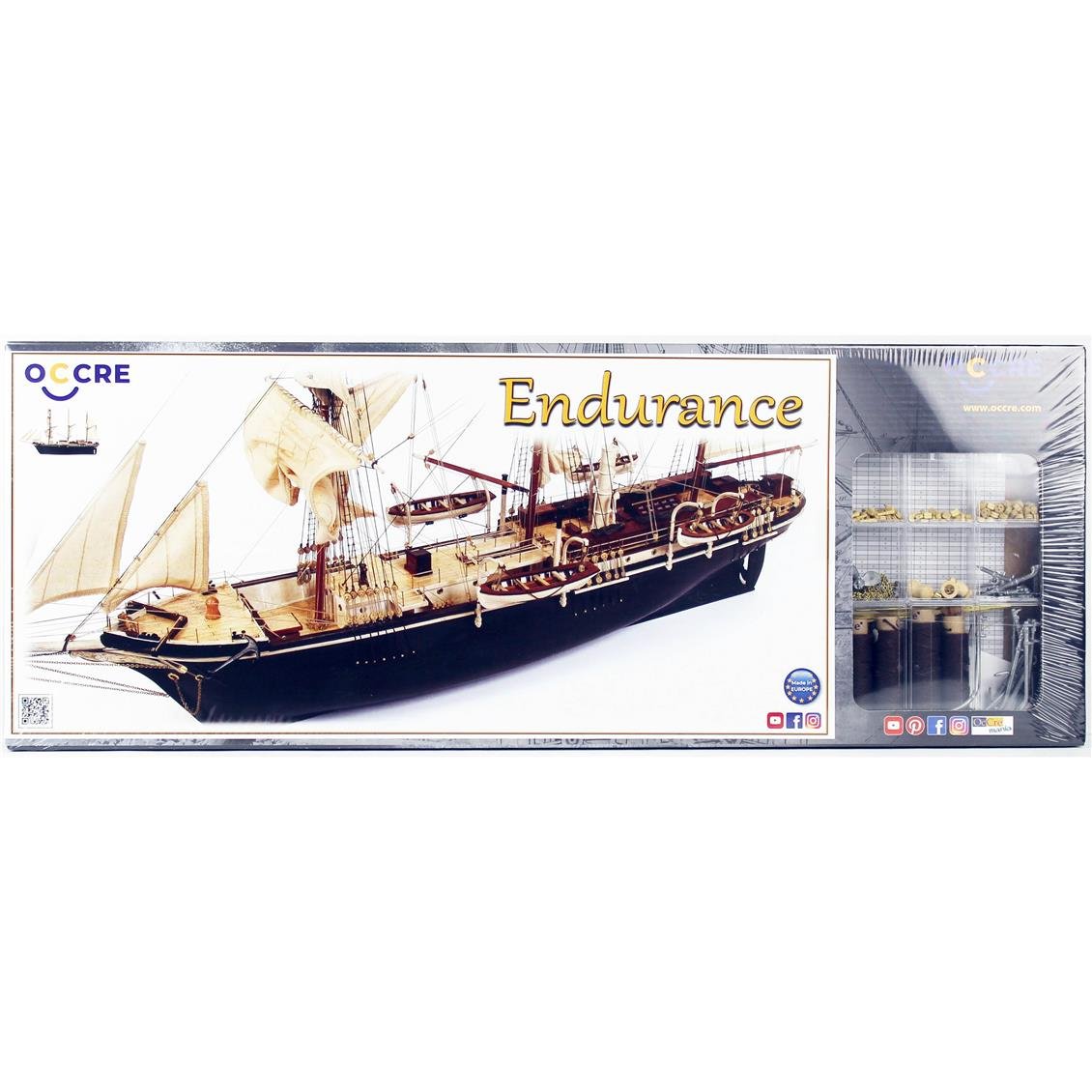 Occre 12008 1/70 Scale, HMS Endurance, 76 cm. Sailing Reconnaissance Ship, Wooden Model Kit
