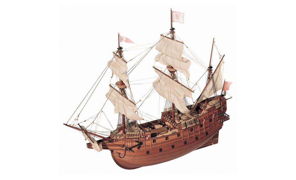 Occre 13601 1/90 San Martin Yelkenli Tekne Demonte Ahşap Maketi