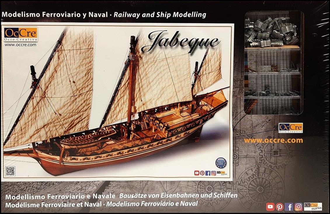 Occre 14002 1/60 Cazador Yelkenli Tekne Demonte Ahşap Maketi