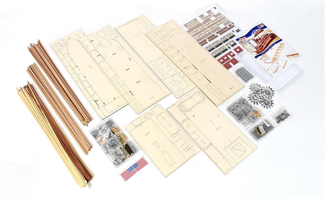 Occre 14003 1/80 Mississippi Nehir Teknesi Demonte Ahşap Maketi