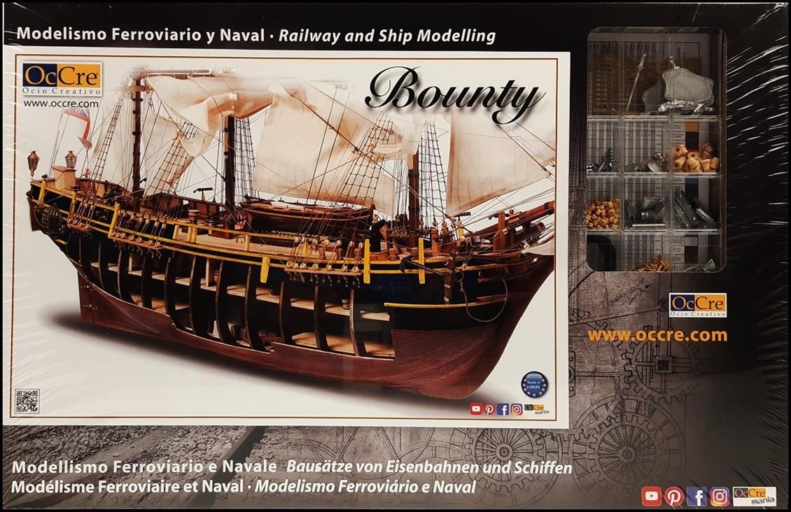 Occre 14006 1/45 Bounty Yelkenli Tekne Demonte Ahşap Maketi