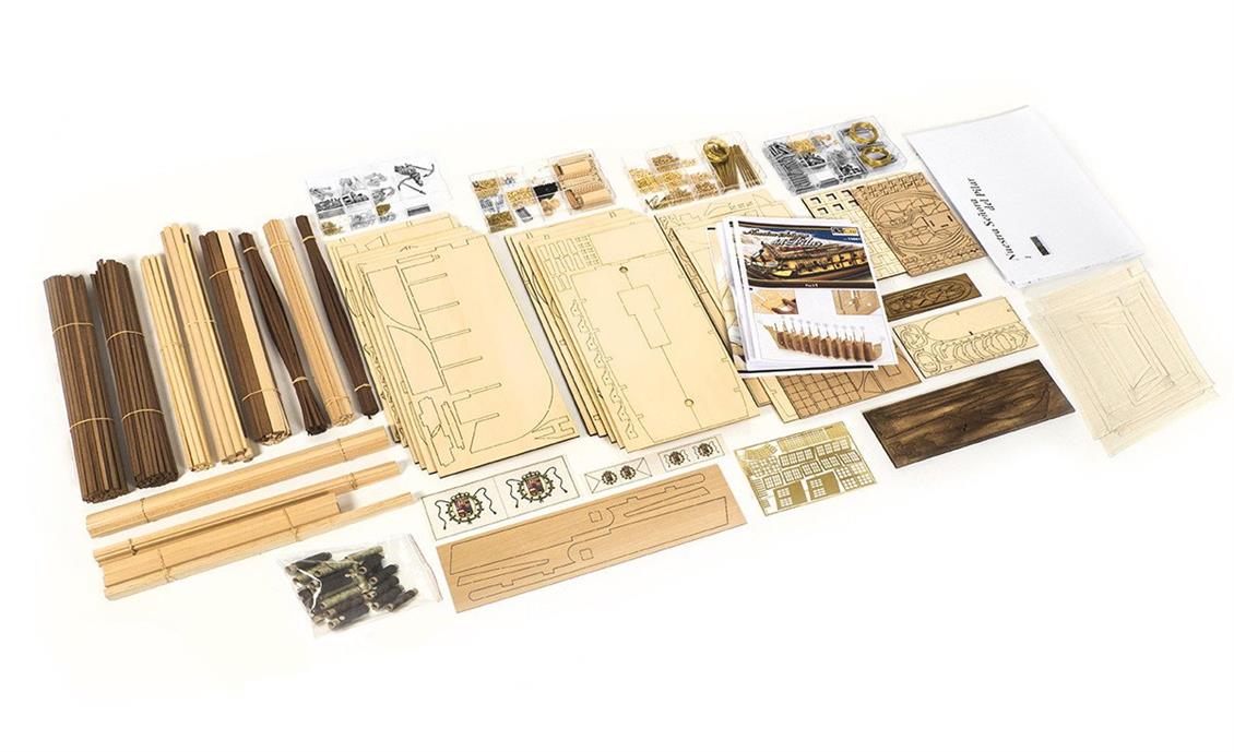 Occre 15001 1/46 N.S. Del Pilar Yelkenli Tekne Demonte Ahşap Maketi