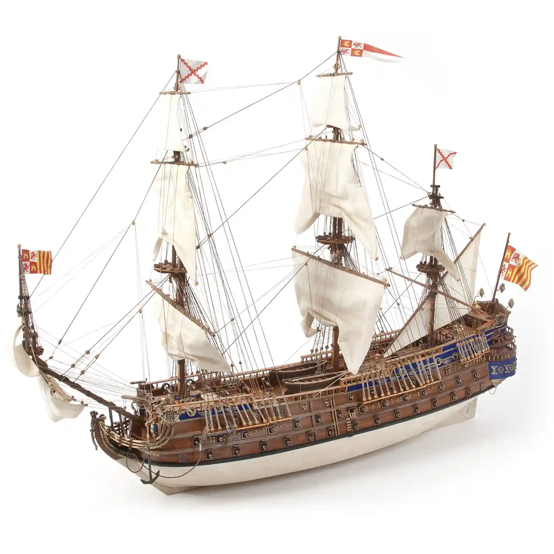 Occre 15002 1/86 Scale, San Felipe, 83 cm. Sailing Spanish Battleship, Wooden Model Kit