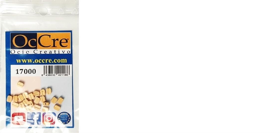 Occre 17000 Ahşap Blok, 4 mm. 20 Adet