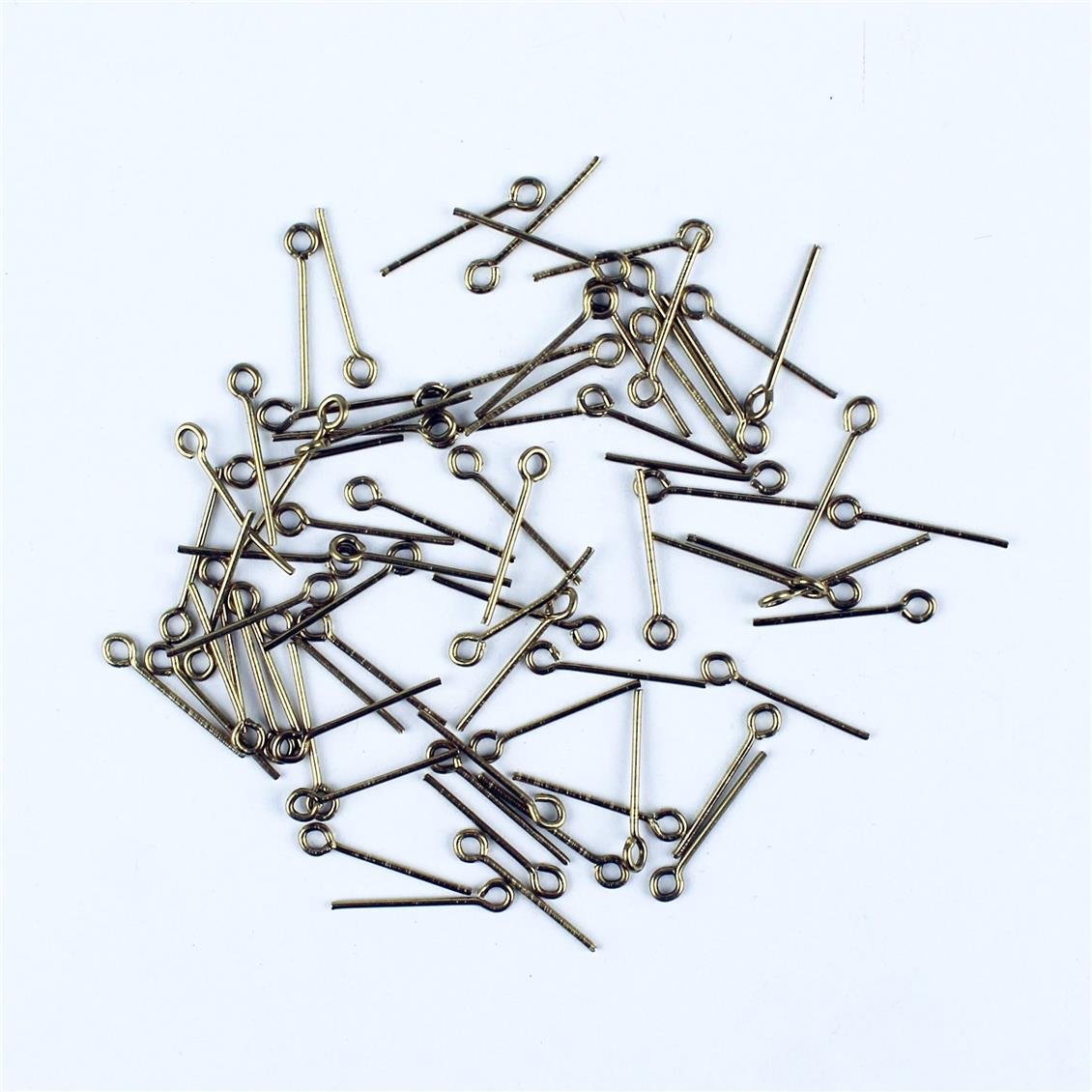 Occre 17026 Brass Coated Steel Ring, 60 Pieces