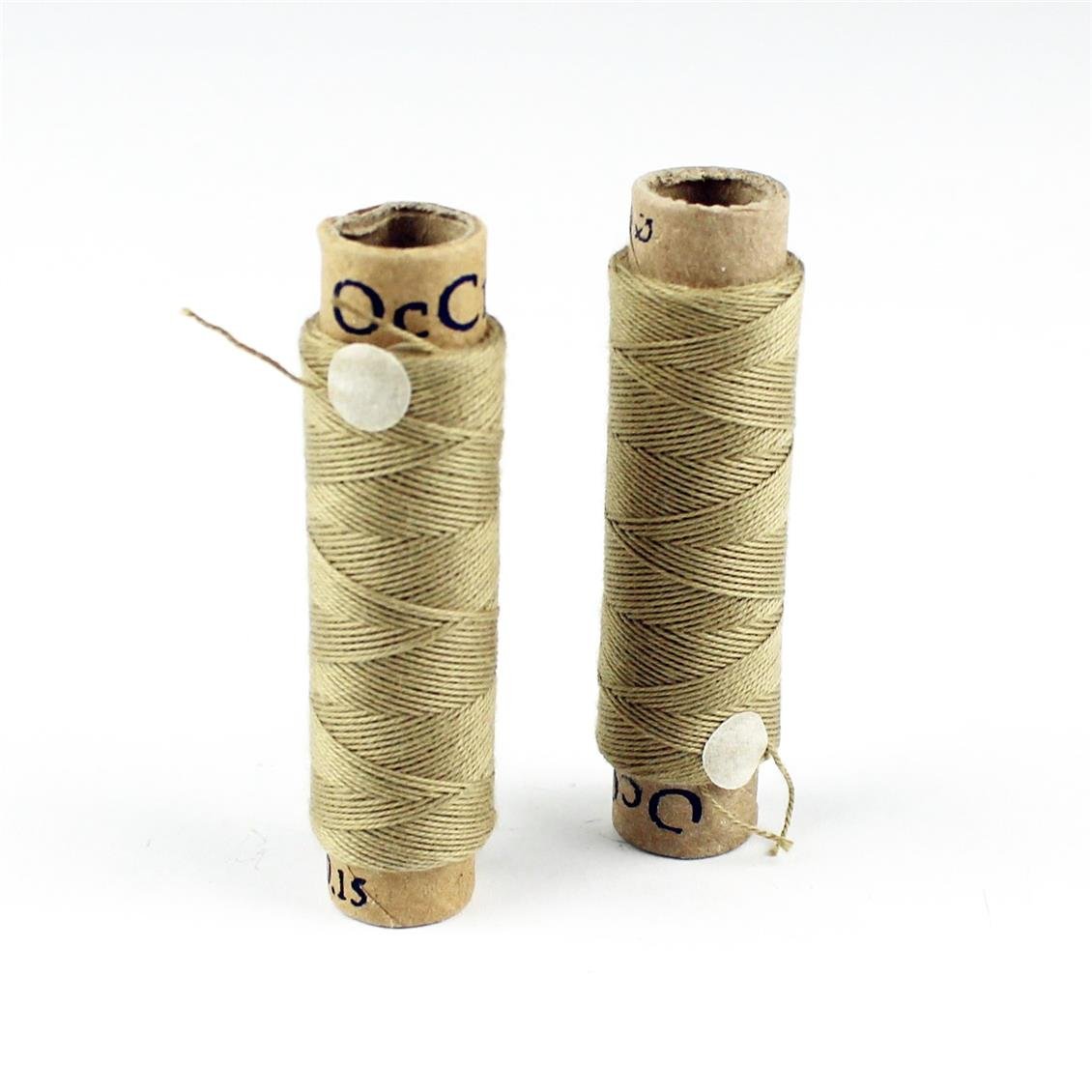 Occre 17030 0.15 mm. Beige Cotton Thread, 2 Spools