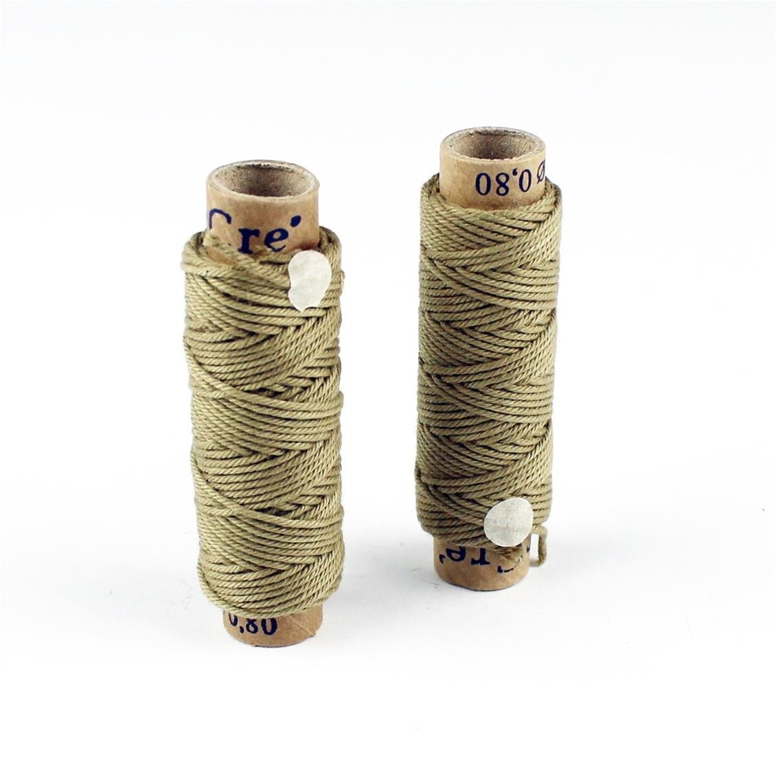 Occre 17034 0.8 mm. Beige Cotton Thread, 2 Spools