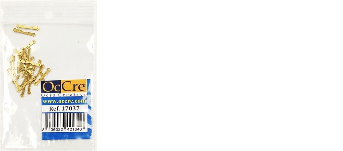 Occre 17037 Prinç Düz Menteşe, 2.5x15 mm. 20 Adet