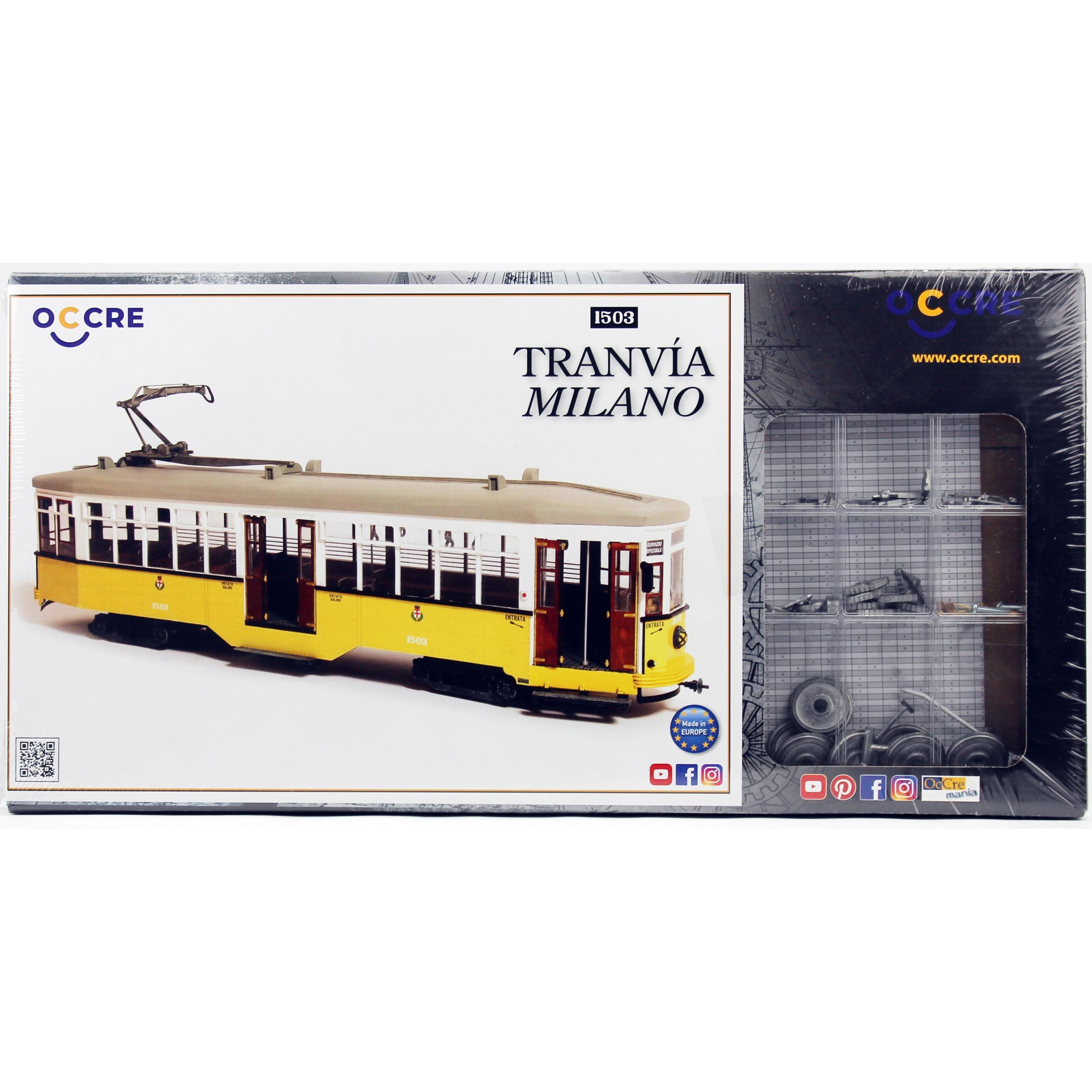 Occre 53013 1/24 Ölçek,Milano Tramwayı Ahşap Model Kiti