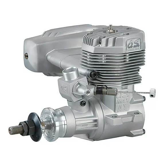 OS Engines 19210 Max-120AX Segmanlı (70D) ve 5020 Susturuculu, Nitro Yakıtlı Model Uçak Motoru