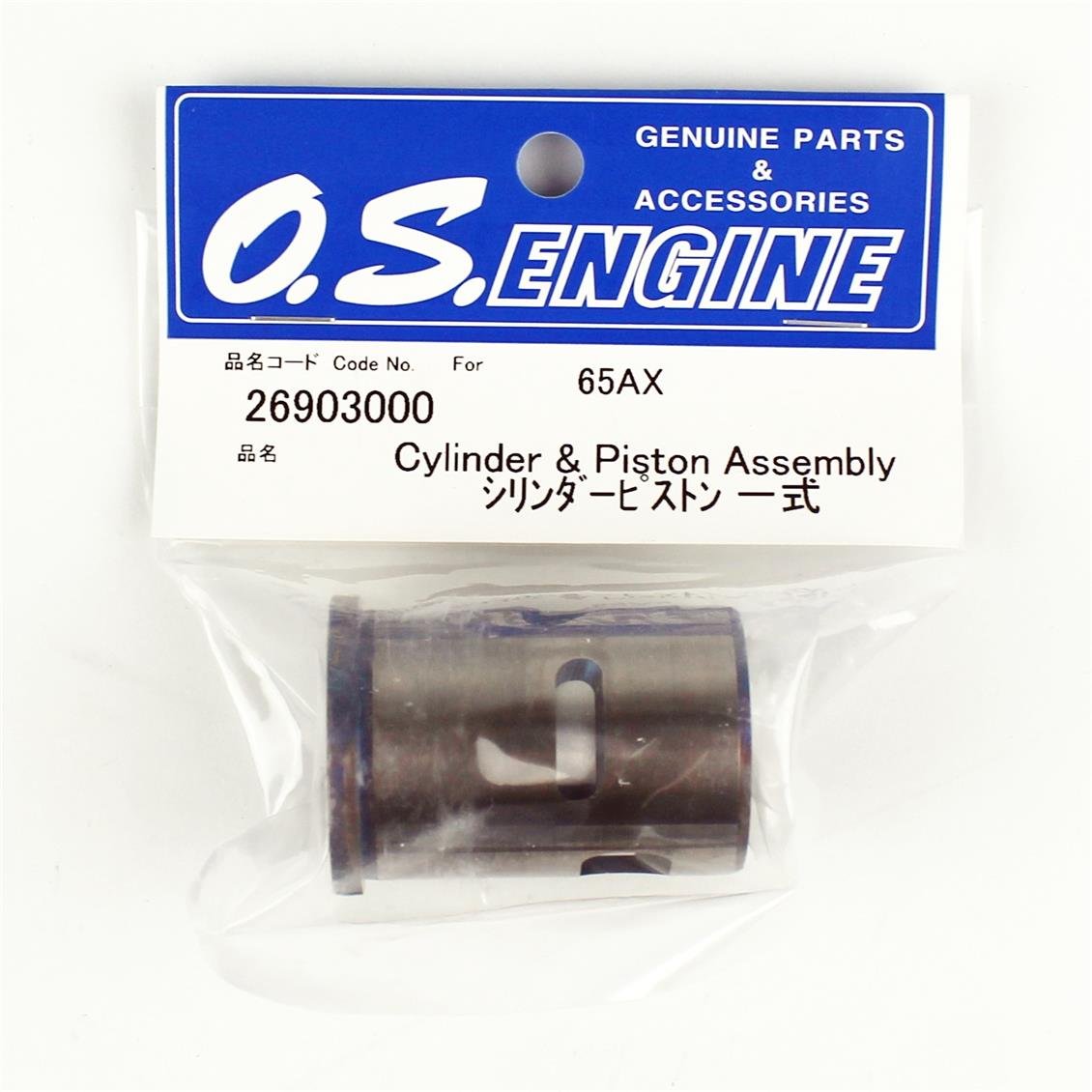 OS Engines 26903000 65AX için Gömlek ve Piston Seti