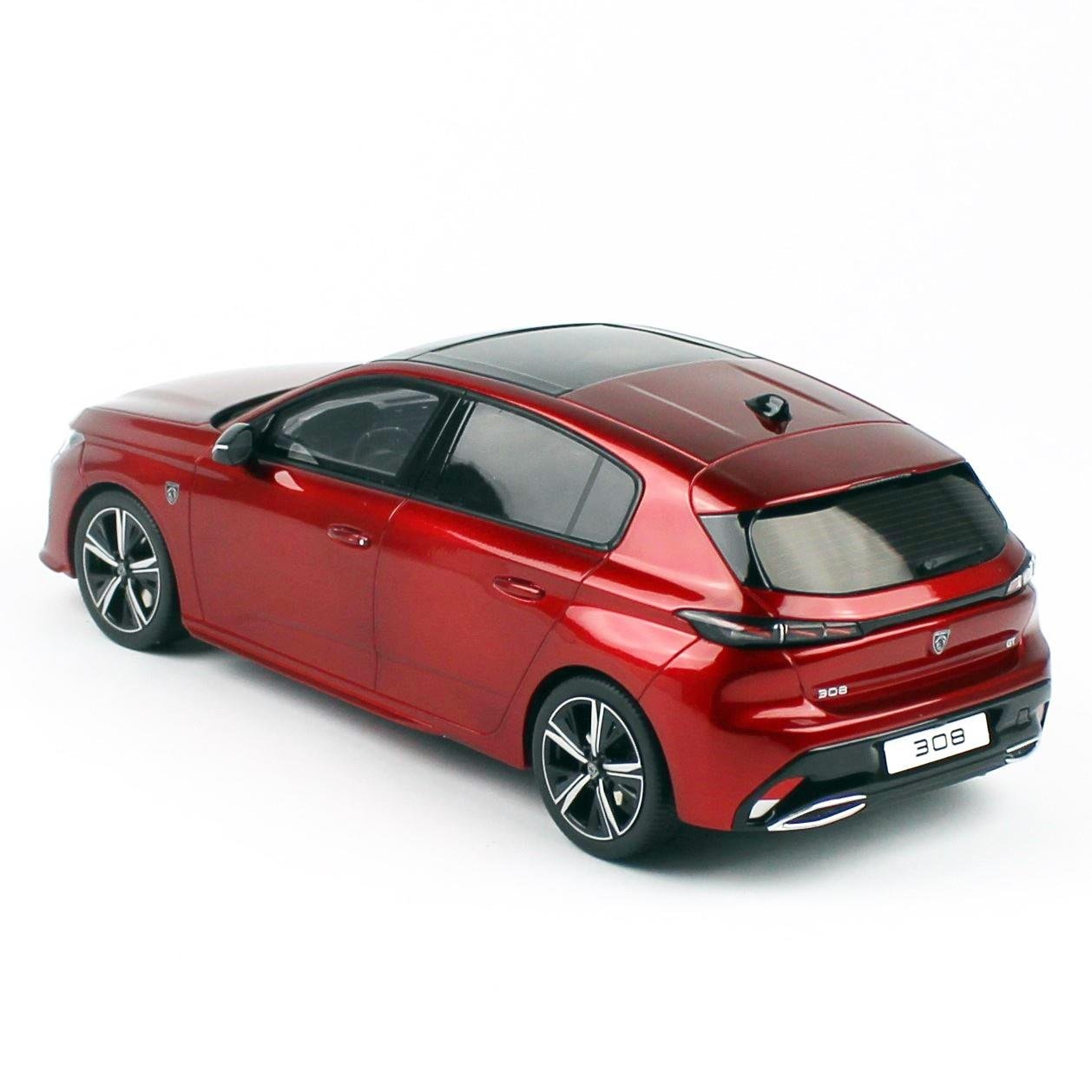 Otto-Mobile 1/18 Ölçek, Peugeot 308 GT 2022, ,Sergilemeye Hazır Model Araba