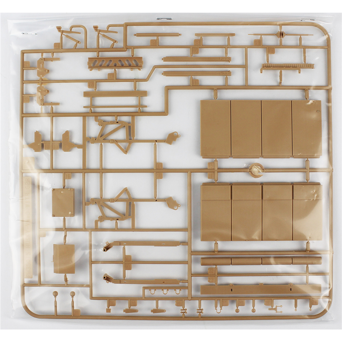 Panda 35015 1/35 Ölçek, Husky Mk. III VMMD with GPRS, Mayın Temizleme Aracı Plastik Model Kiti