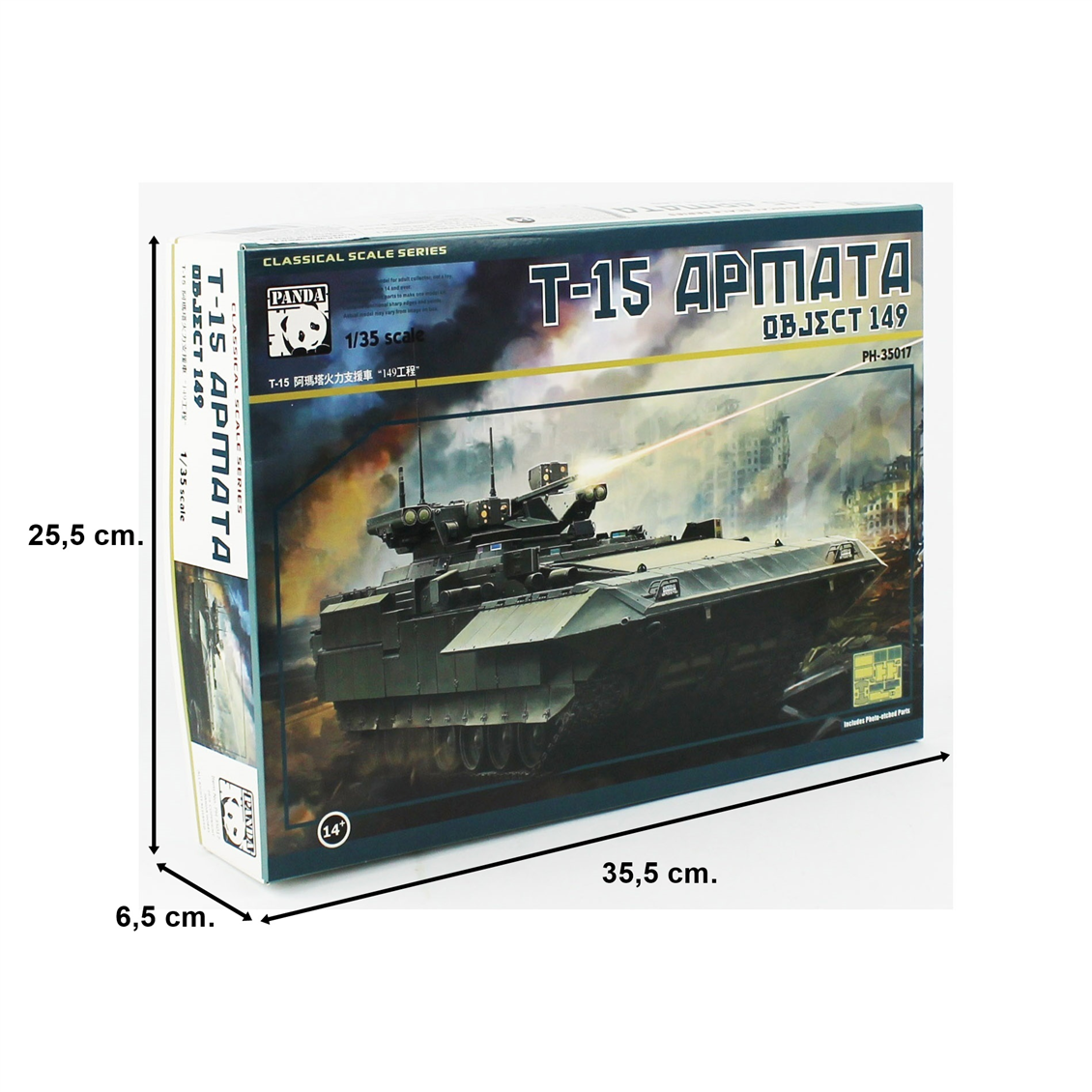 Panda 35017 1/35 Scale, T-15 Armata (Object 149), Battle Tank Plastic Model Kit