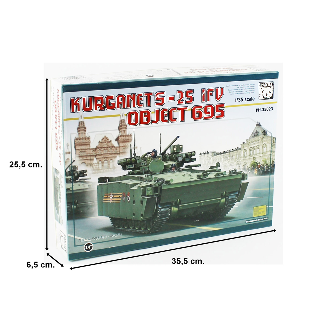 Panda 35023 1/35 Ölçek, Kurganets-25 IFV (Object 695), Muharebe Tankı Plastik Model Kiti
