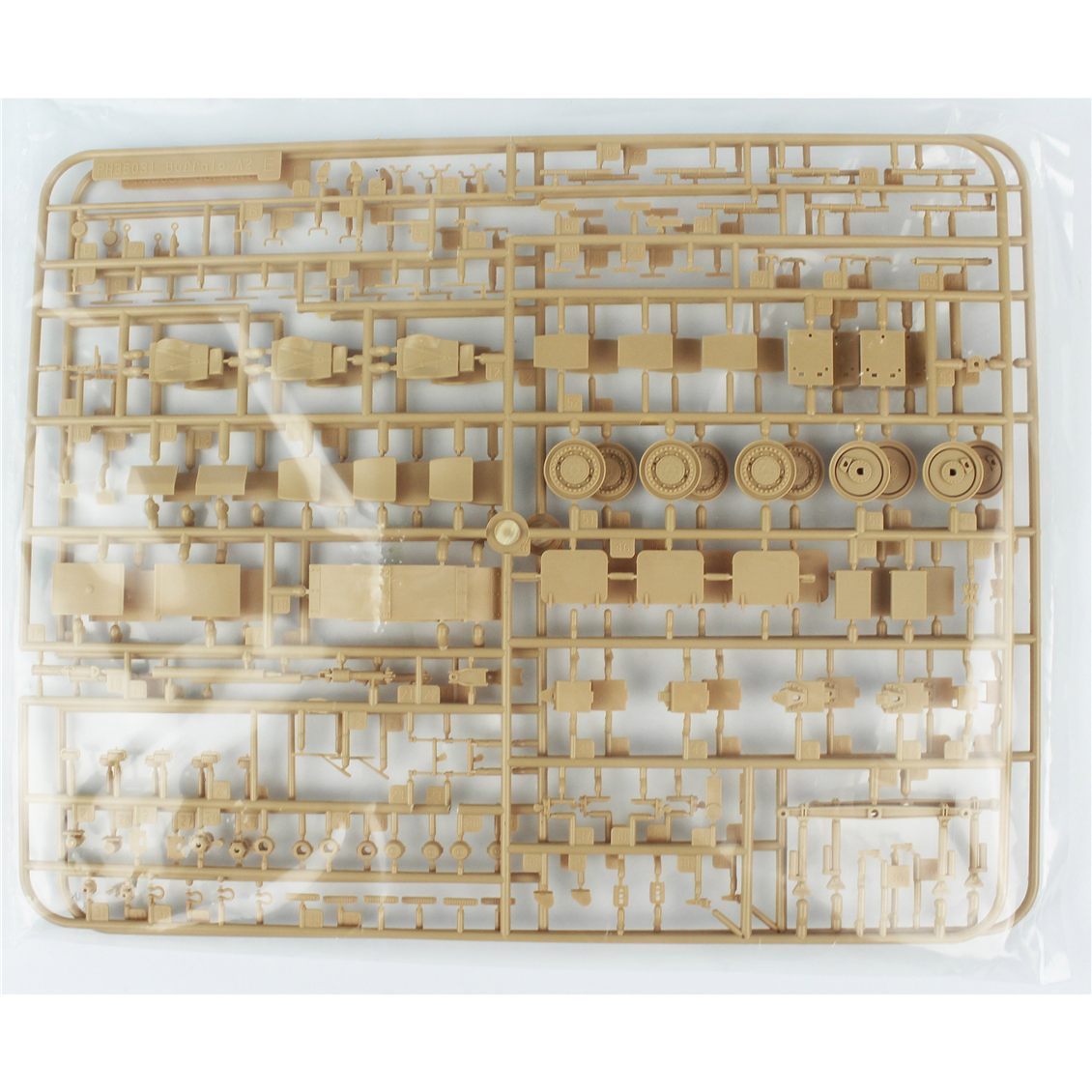 Panda 35031 1/35 Ölçek, Buffalo A2 MPCV, Zırhlı Mayın Temizleme Aracı Plastik Model Kiti