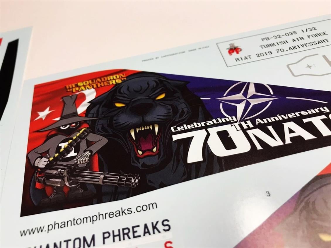 PB32035 1/32 TURAF F-4E NATO 70.YIL ÖZEL ŞEMA