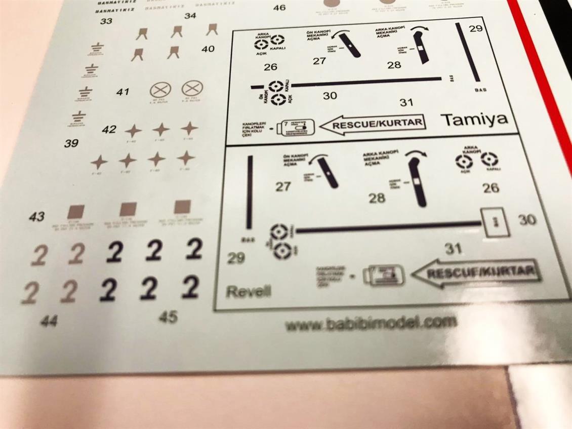 PB32035 1/32 TURAF F-4E NATO 70.YIL ÖZEL ŞEMA