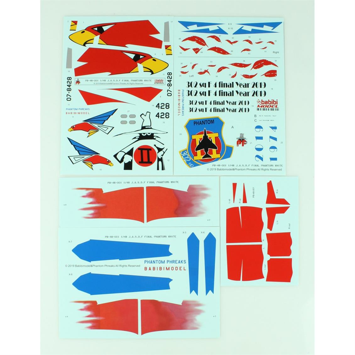 PB48001 1/48 JASDF SON BEYAZ PHANTOM ÖZEL DEKALİ