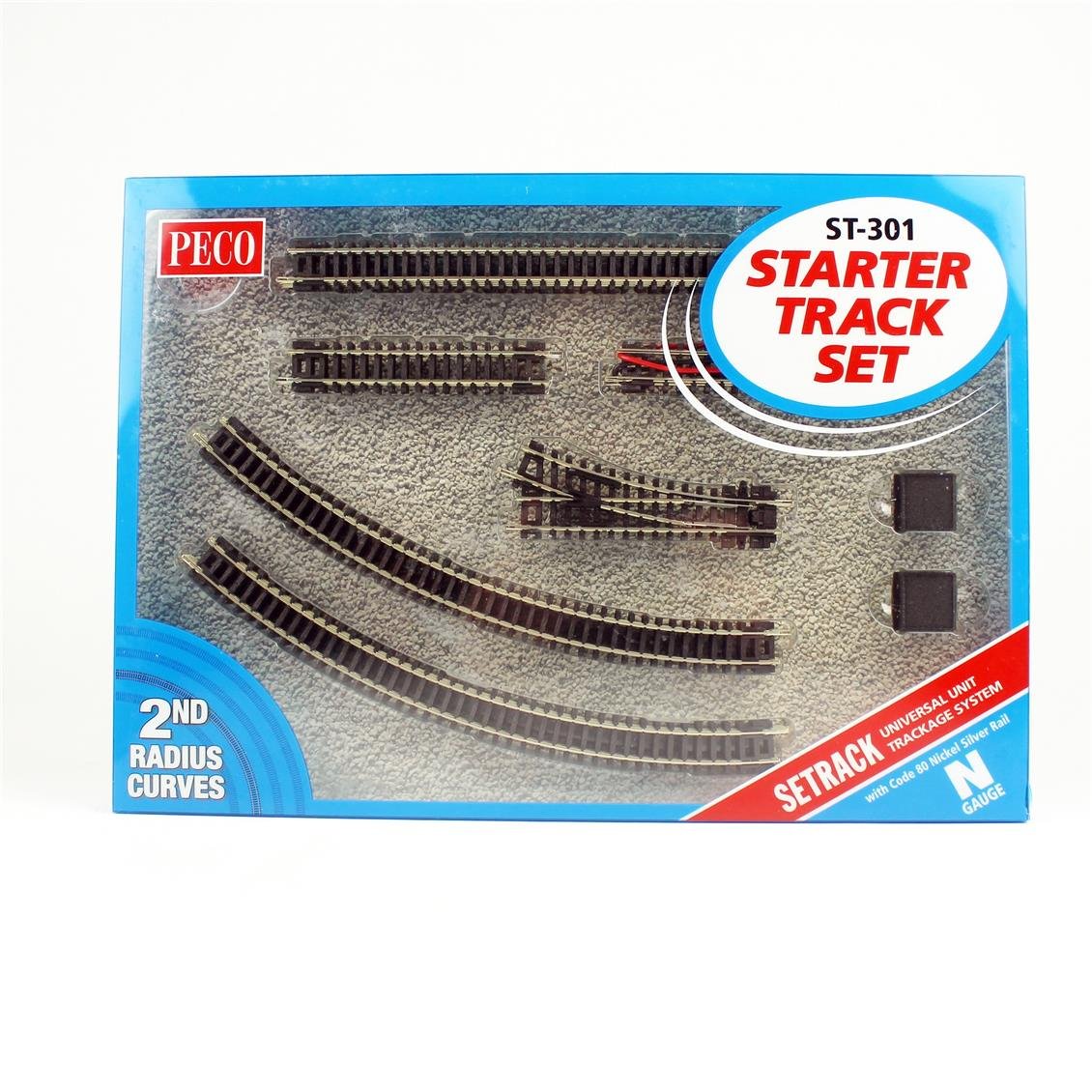 Peco ST-301 Code 80 1/160 Ölçek, 22 Parça, 686 x 991 mm. Model Tren Ray Seti