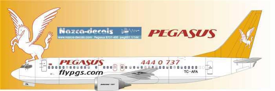 PEG001 1/144 PEGASUS B737-400 CLASSİC -TC AFA