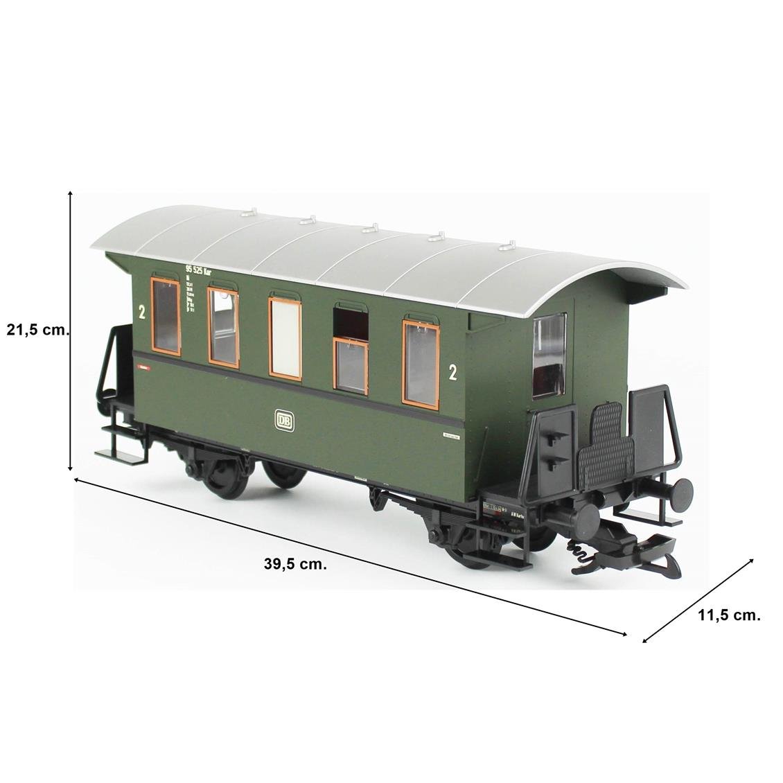 Piko 37920 1/22,5 Ölçek, 2.Sınıf, DB 3.Dönem,  Model Tren Personel Vagonu