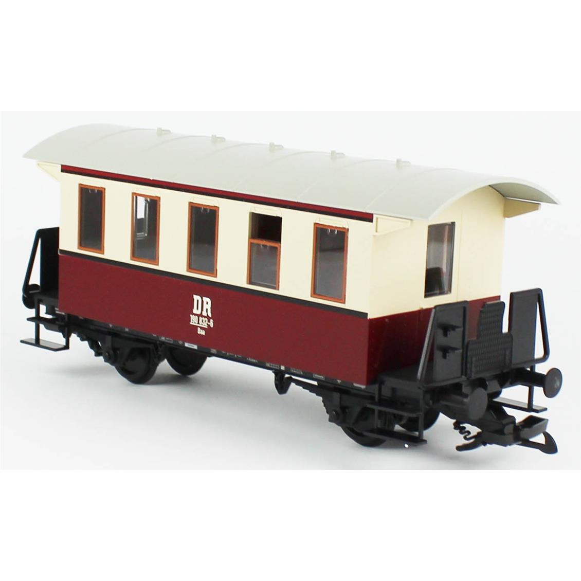 Piko 37928 1/22,5 Ölçek, 2.Sınıf Çift Renkli, DR 3.Dönem, Model Tren Personel Vagonu