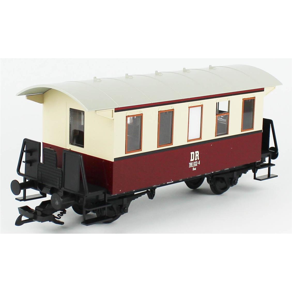 Piko 37928 1/22,5 Ölçek, 2.Sınıf Çift Renkli, DR 3.Dönem, Model Tren Personel Vagonu