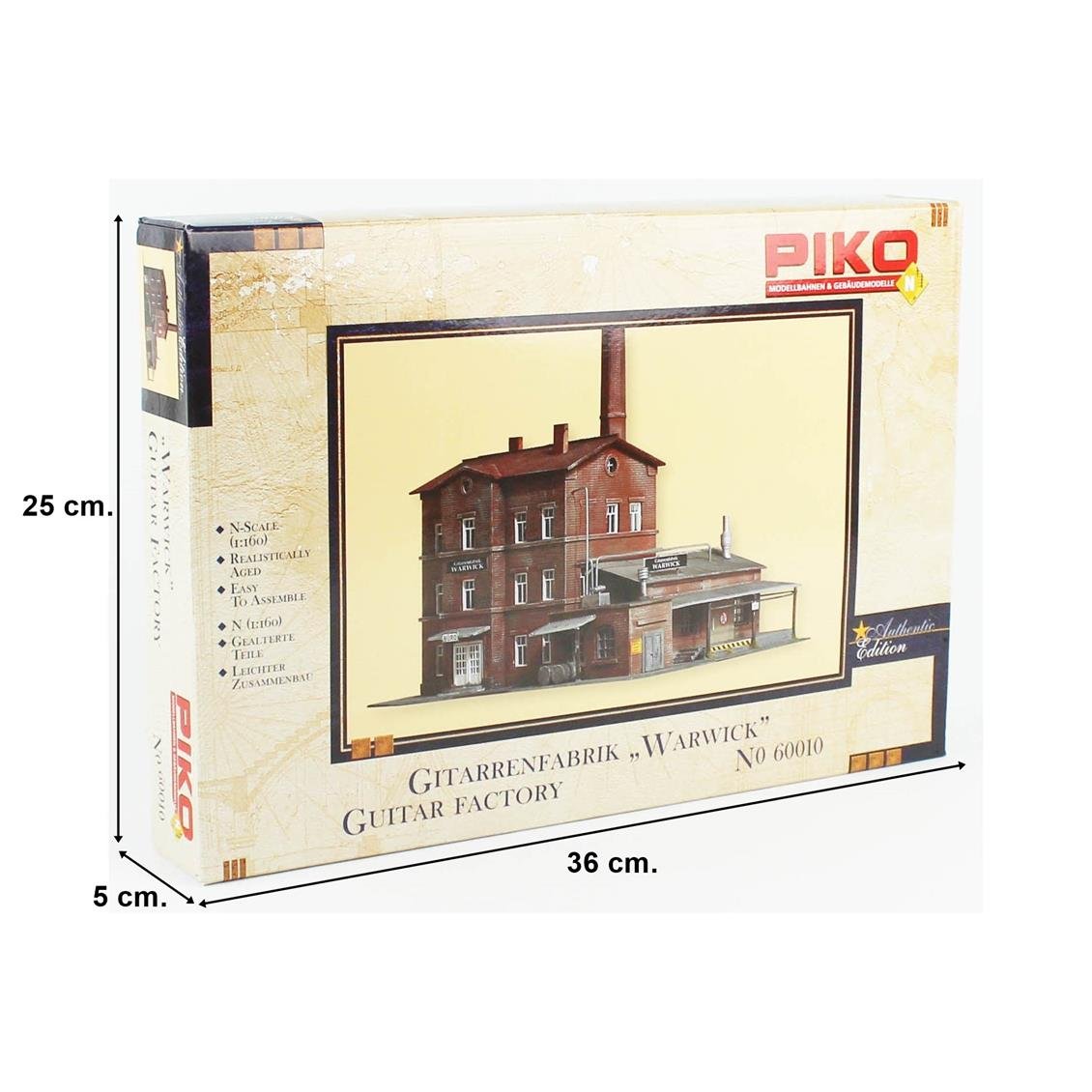 Piko 60010 1/160 Ölçek, Warwick Gitar Fabrikası, Plastik Model Kiti