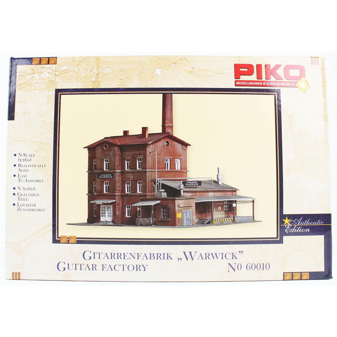 Piko 60010 1/160 Ölçek, Warwick Gitar Fabrikası, Plastik Model Kiti