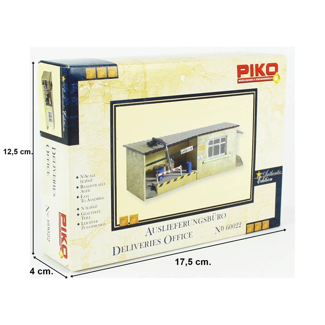 Piko 60022 1/160 Ölçek, Dolum İstasyonu ve Ofisi, Plastik Model Kiti