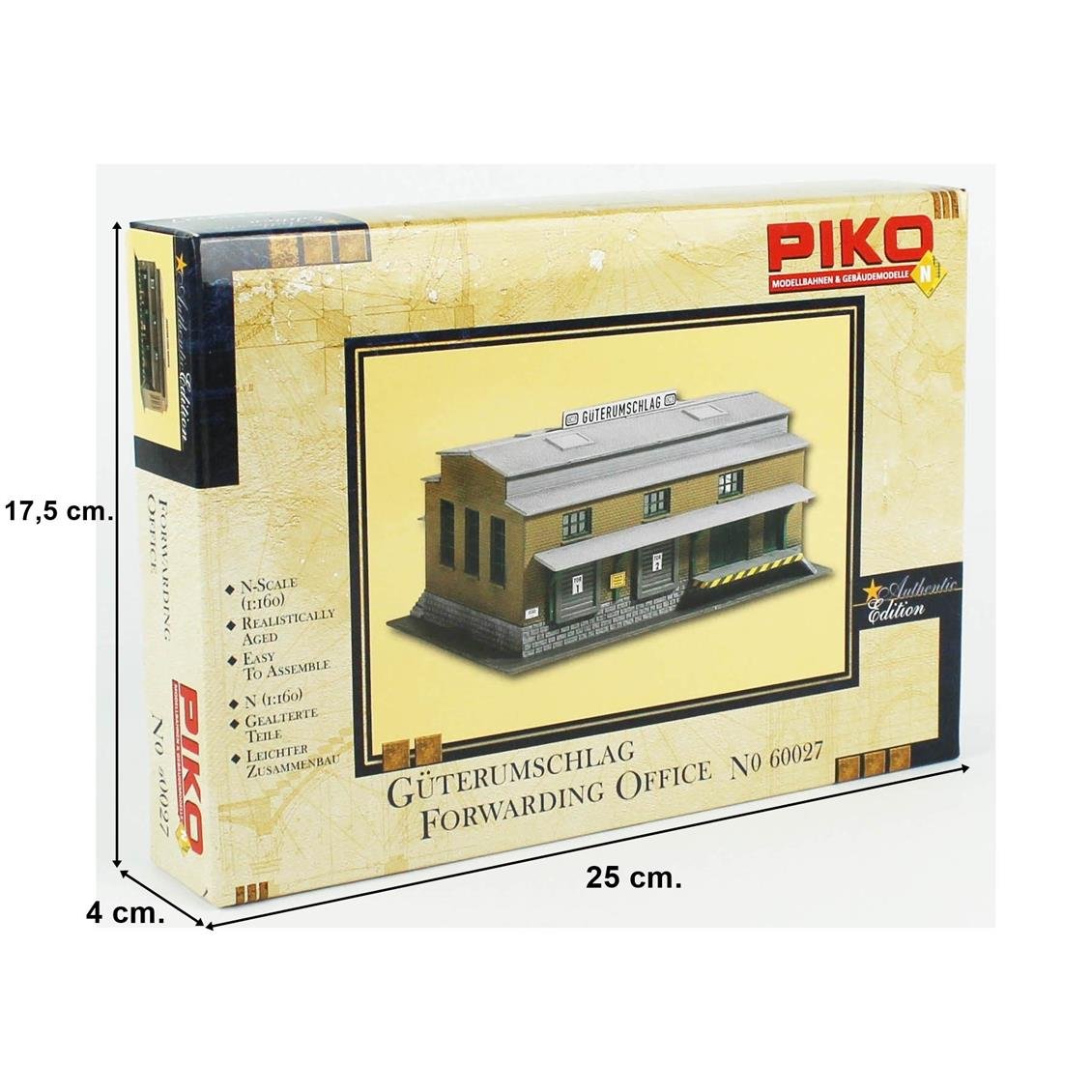 Piko 60027 1/160 Ölçek, Yönlendirme Ofisi, Plastik Model Kiti