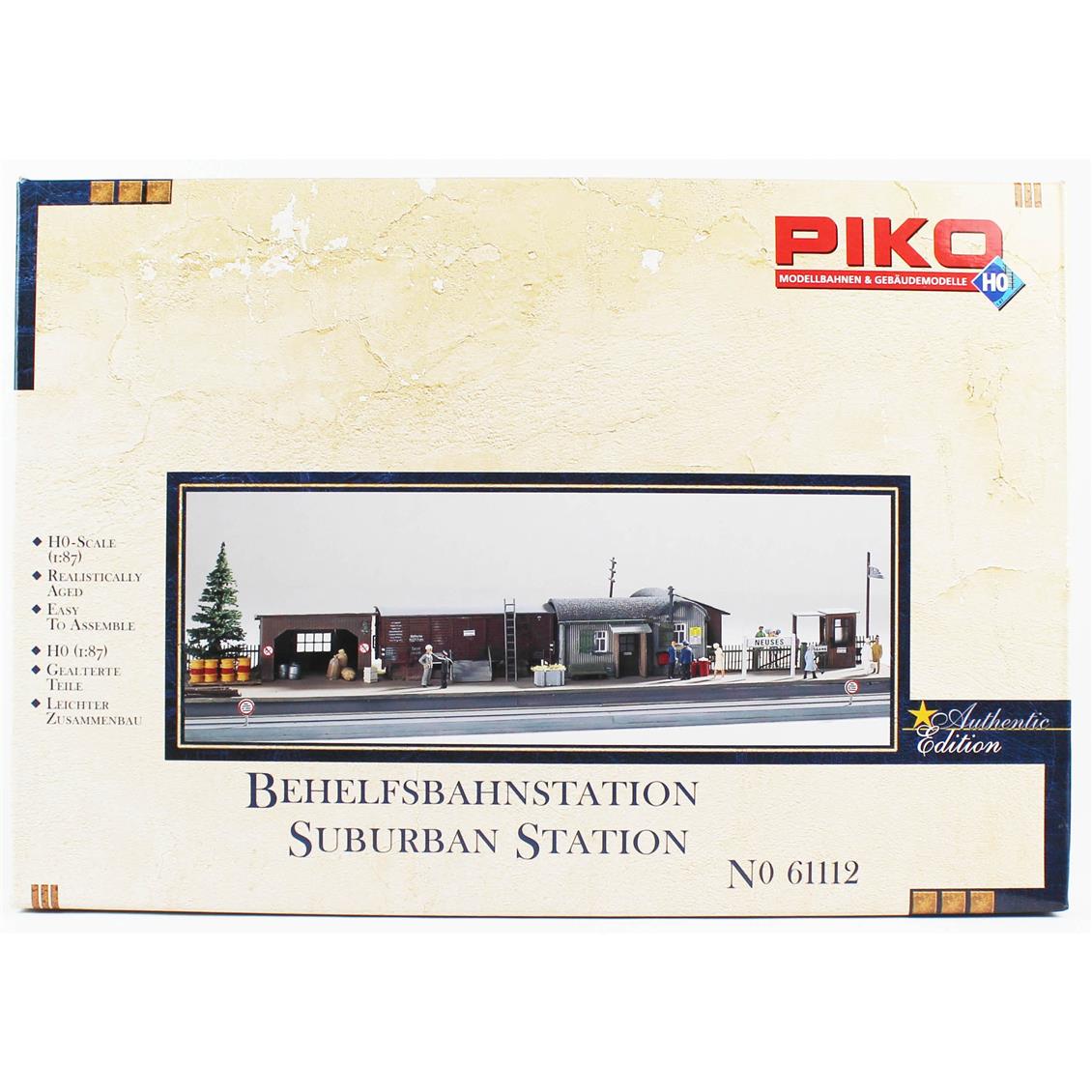 Piko 61112 1/87 Ölçek, Banliyö İstasyonu, Plastik Model Kiti