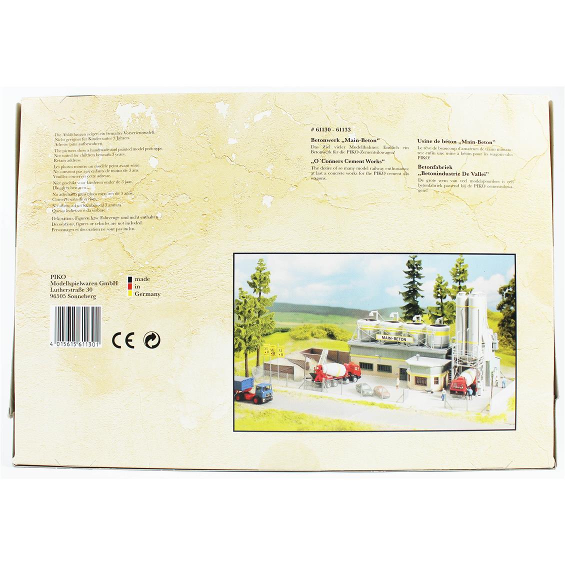 Piko 61130 1/87 Ölçek, Beton Santralı Karıştırma Ünitesi, Plastik Model Kiti