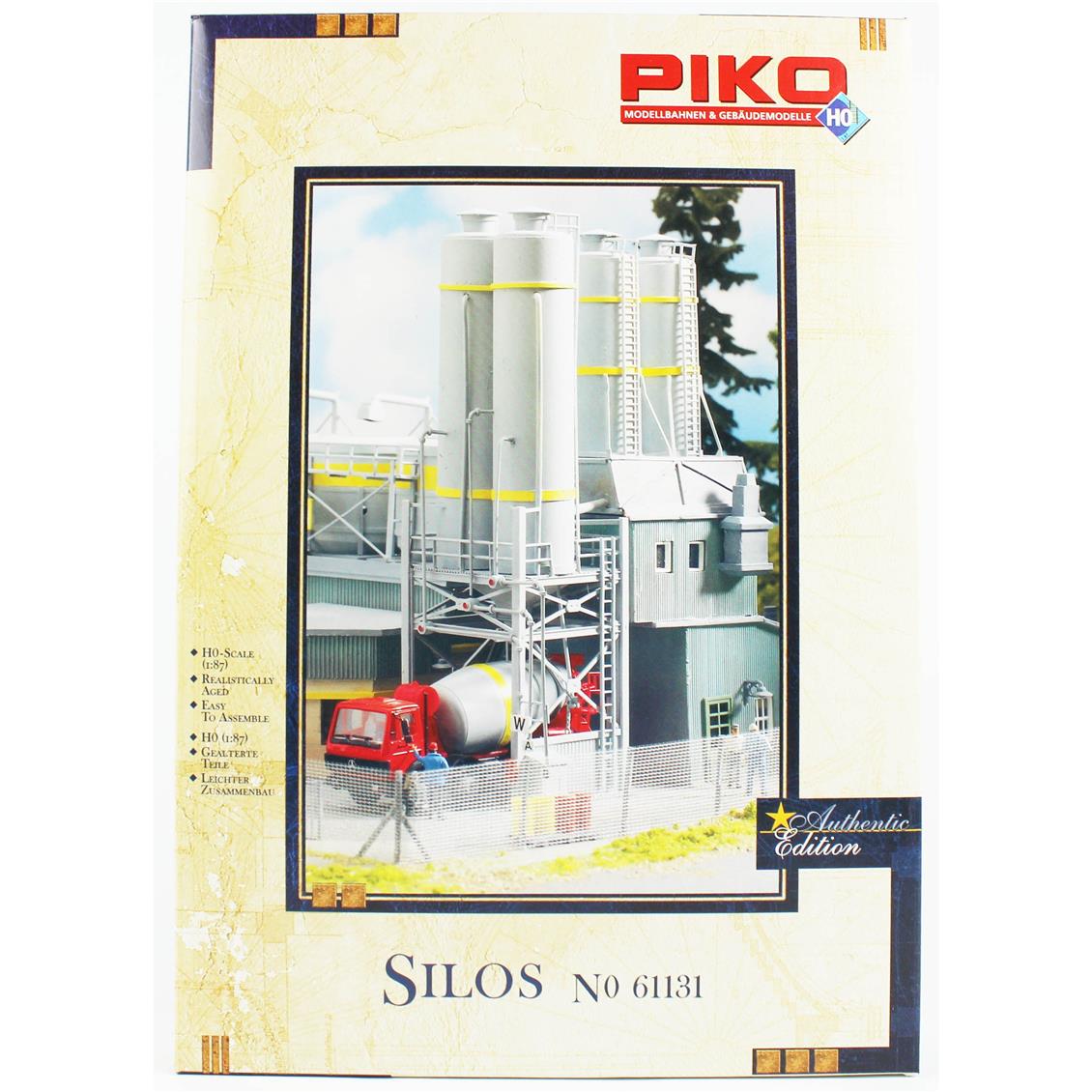 Piko 61131 1/87 Ölçek, Beton Santralı Çimento Siloları, Plastik Model Kiti