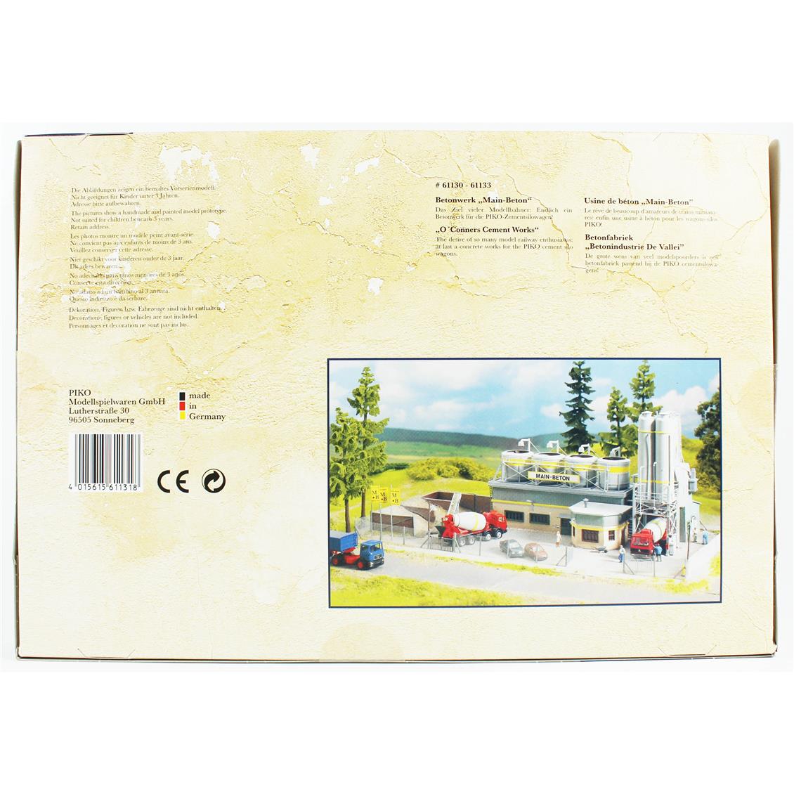 Piko 61131 1/87 Ölçek, Beton Santralı Çimento Siloları, Plastik Model Kiti